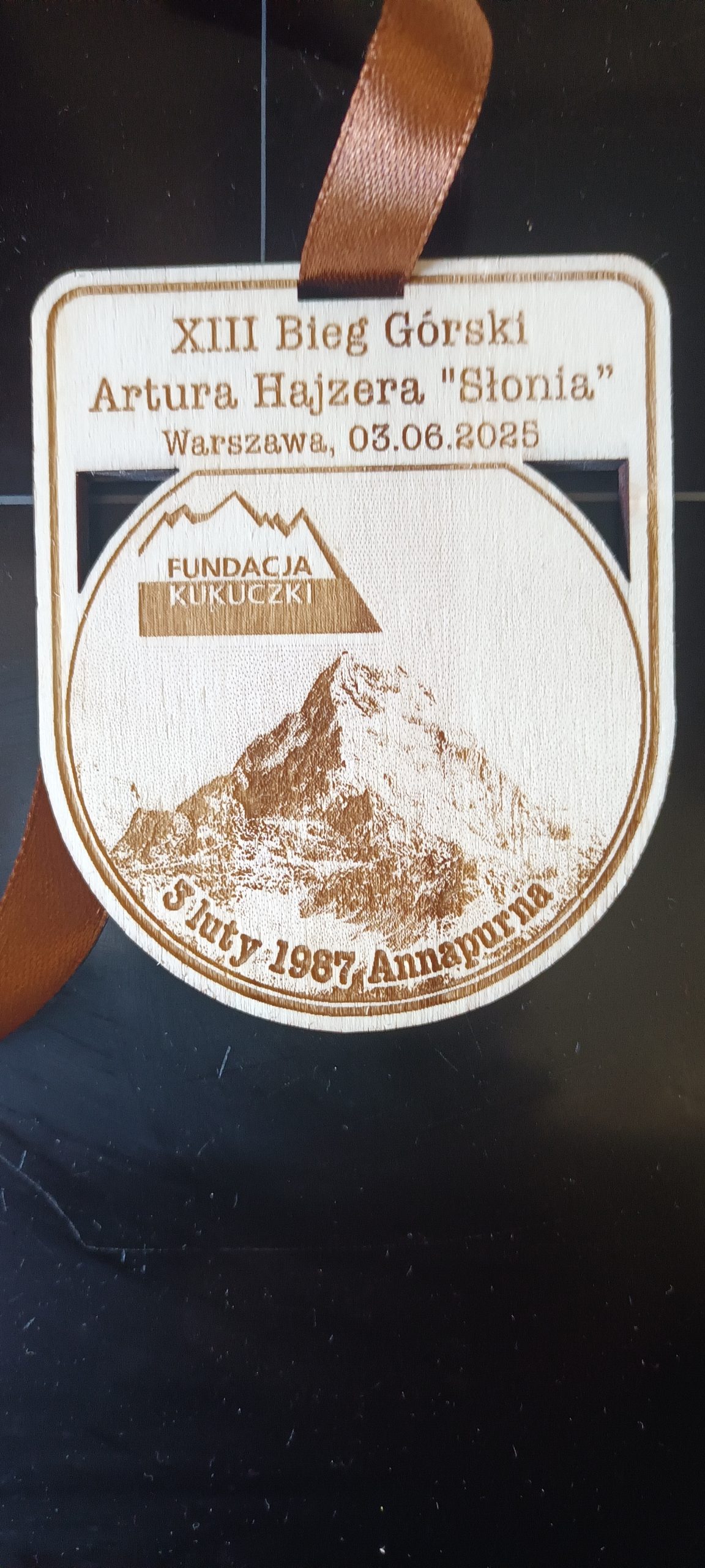 medal - XIII Bieg Górski im. Artura Hajzera Słonia